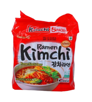 Samyang Kimchi Ramen Korean Kimchi Flavour Noodle Soup 5x120g