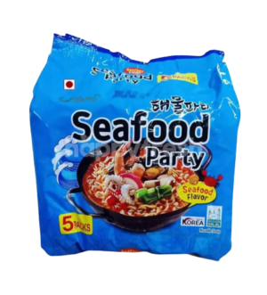 Samyang Seafood Party Noodle Soup Seafood Flavor 5x125g