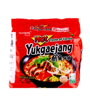 Samyang Hot Yukgaejang Noodle Soup 5x120g